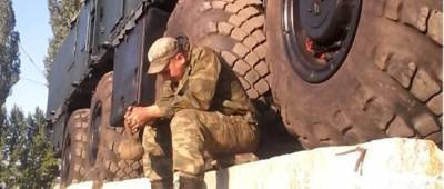На границе с Украиной вспыхнул лагерь российских военных: видео