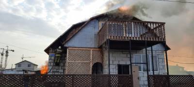 В Грязях пожар уничтожил новый дом