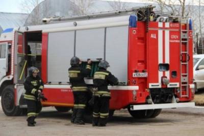 В Комсомольске-на-Амуре пожарные спасли двух человек