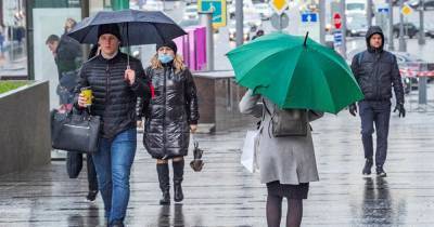 В Москве в четверг будет тепло и пройдет дождь