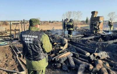 СКР возбудил уголовное дело по факту пожара в частном доме на Урале
