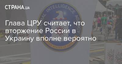 Глава ЦРУ считает, что вторжение России в Украину вполне вероятно