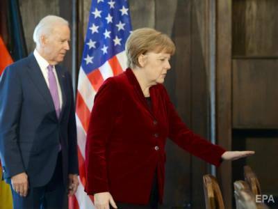 Меркель и Байден заявили, что Россия должна отвести войска от границы с Украиной