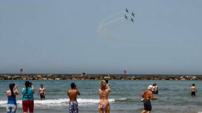 Самолеты над Израилем: началось авиашоу в честь День независимости
