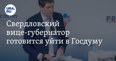 Свердловский вице-губернатор готовится уйти в Госдуму