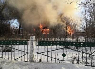 Курящие второклассники в Мордовии сожгли здание бывшей туберкулезной больницы