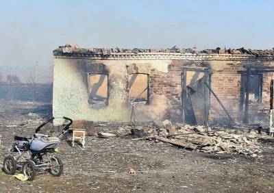 В Михайловском районе многодетная семья осталась без дома из-за пожара