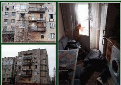 В Донецке обстреляли многоэтажку, погиб мужчина