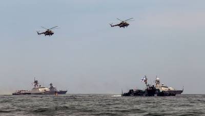 В Каспийское море вышли корабли российского ВМФ