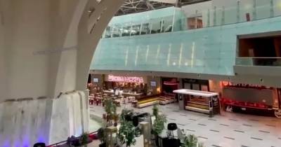 Происходящее в аэропорту Внуково после запрета полетов в Турцию попало на видео