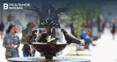 В Казани заработали первые три фонтана