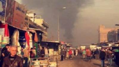 Мощный взрыв прогремел на рынке в Багдаде