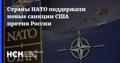 Страны НАТО поддержали новые санкции США против России