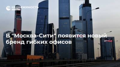 В "Москва-Сити" появится новый бренд гибких офисов