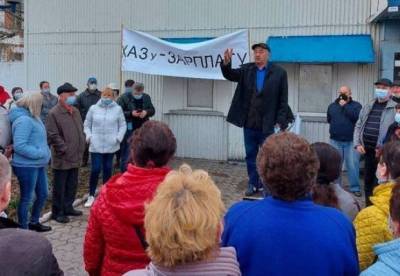В Харькове протестуют рабочие авиационного завода