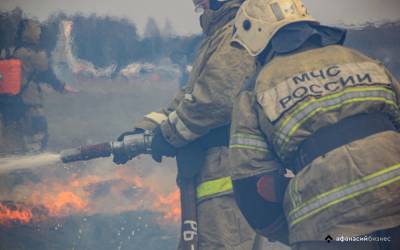 Масштабные учения: под Тверью пожарные спасли «деревню» и лес от бушующего пламени