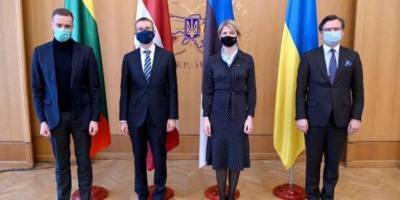 Совместное заявление: главы МИД Литвы, Эстонии и Латвии поддерживают курс Украины в НАТО