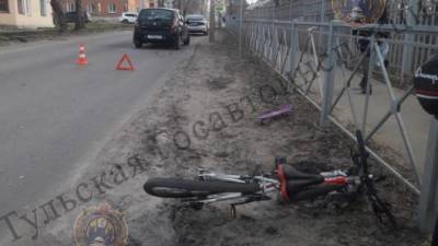 В Киреевске сбили 15-летнюю велосипедистку