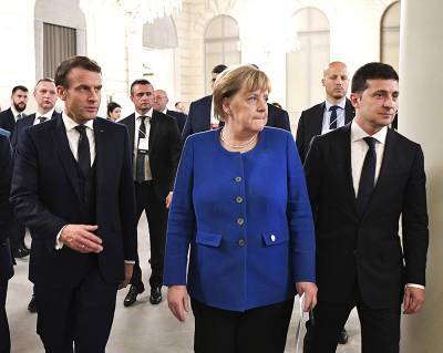 Меркель, Макрон и Зеленский обсудят Россию