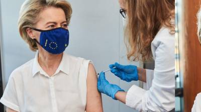 Глава Еврокомиссии получила прививку от коронавируса