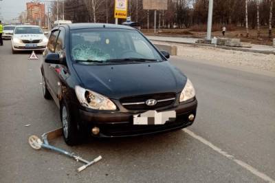 Автомобиль сбил ребёнка на Касимовском шоссе Рязани