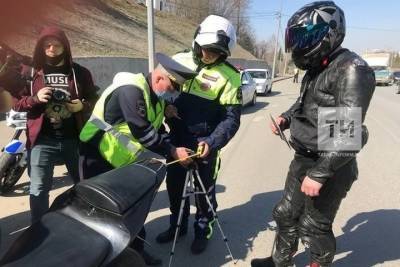 В Казани начались рейды по проверке мотоциклистов