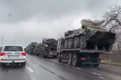 Киев перебрасывает на Донбасс модернизированные образцы боевой техники