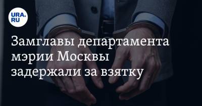 Замглавы департамента мэрии Москвы задержали за взятку