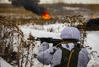 В Ленобласти продолжаются учения с участием мотострелков арктической бригады