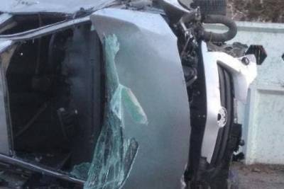 Водитель с признаками опьянения перевернулся на машине Toyota Corolla в Первомайском
