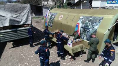 Новости на "России 24". Российские военные врачи оказывают помощь жителям в Нагорном Карабахе