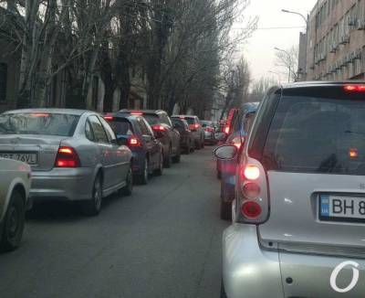 Пробки в Одессе: ситуация на дорогах города 16 апреля (карта)