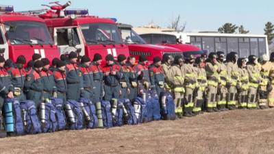 Новости на "России 24". В Забайкалье прошли пожарно-тактические учения