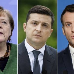 Сегодня пройдет встреча Зеленского, Макрона и Меркель