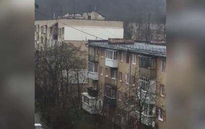 На западной Украине идут метели и снегопады