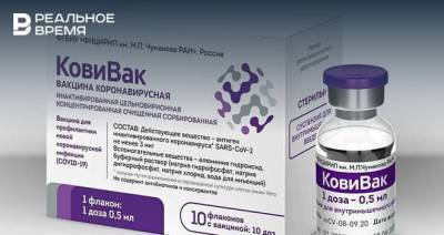 Первые партии вакцины «КовиВак» отправили в регионы — в Татарстан она пока не поступала