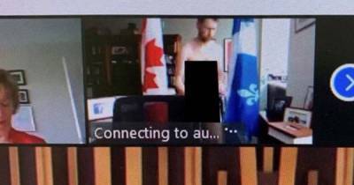 Засветил гениталиями на фоне флагов и пытался прикрыться телефоном: в Канаде депутат появился голым на онлайн-заседании