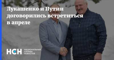 Лукашенко и Путин договорились встретиться в апреле