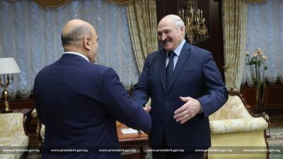 Фотофакт. Лукашенко встречается с премьером РФ Мишустиным