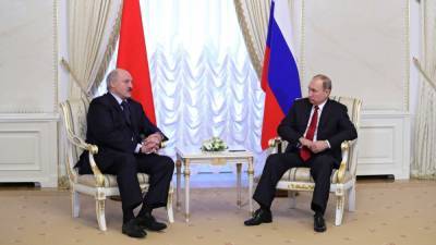 Названа дата предполагаемой встречи Путина и Лукашенко