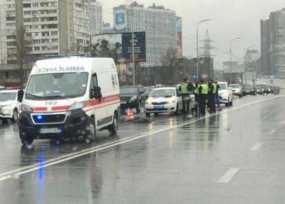 В Киеве маршрутка убила женщину