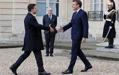 В Париже началась встреча Зеленского и Макрона