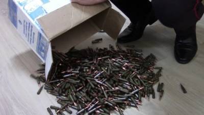 Силовики обнаружили у жителя Краснодарского края внушительный запас патронов