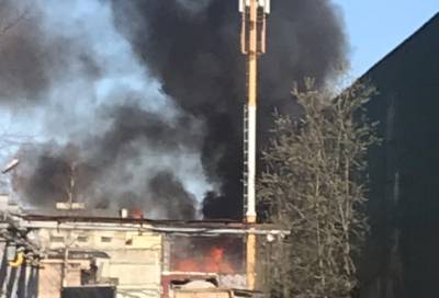 В Петербурге спасатели снизили ранг сложности пожара в Химическом переулке