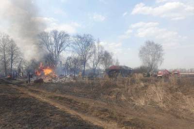 В Моршанском районе ликвидировали возгорание двух домов