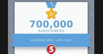 700 000 підписників на YouTube у &quot;5 канала&quot;!
