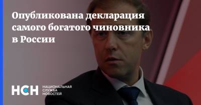 Денис Мантуров - Опубликована декларация самого богатого чиновника в России - nsn.fm