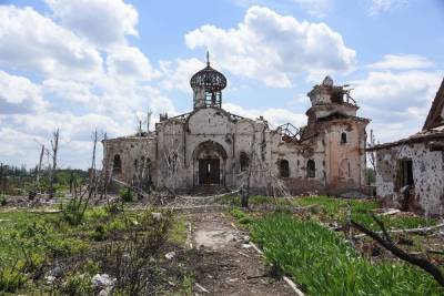 ВСУ обстреляли Иверский монастырь рядом с Донецким аэропортом