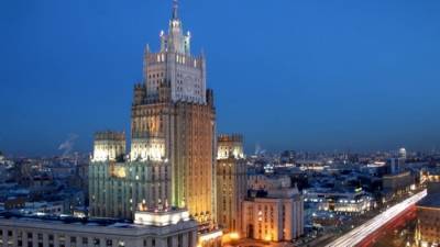 МИД РФ: в Москве считают лицемерными призывы США к РФ отказаться от эскалации