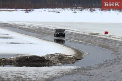 В Коми закрыли все ледовые переправы